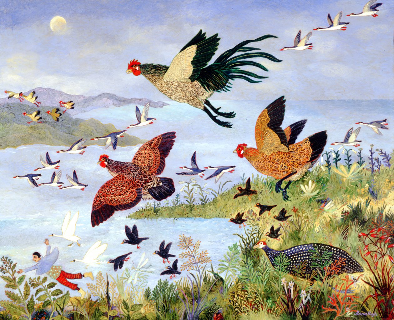 The Call of the Wild, 2008 (akryl) av Anna Pugh