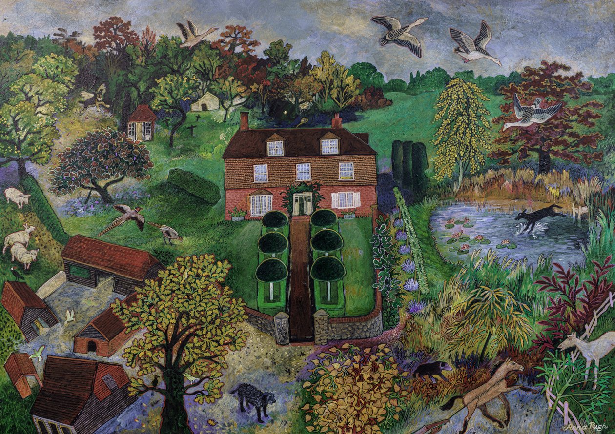 De band som binder, 2021 (målning) av Anna Pugh