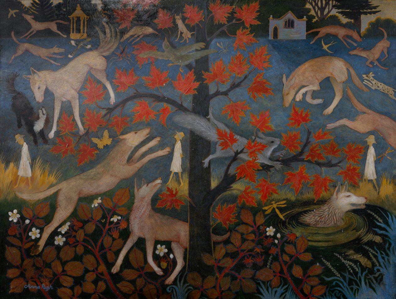 Promenad med hunden av Anna Pugh