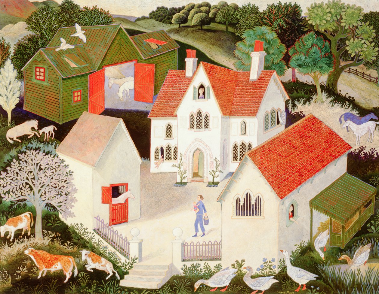 Väggblomma av Anna Pugh