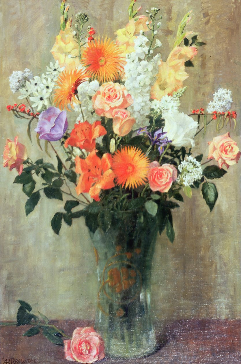 An Old Fashioned Posey, ca 1939 (olja på duk) av Anna Richards Brewster