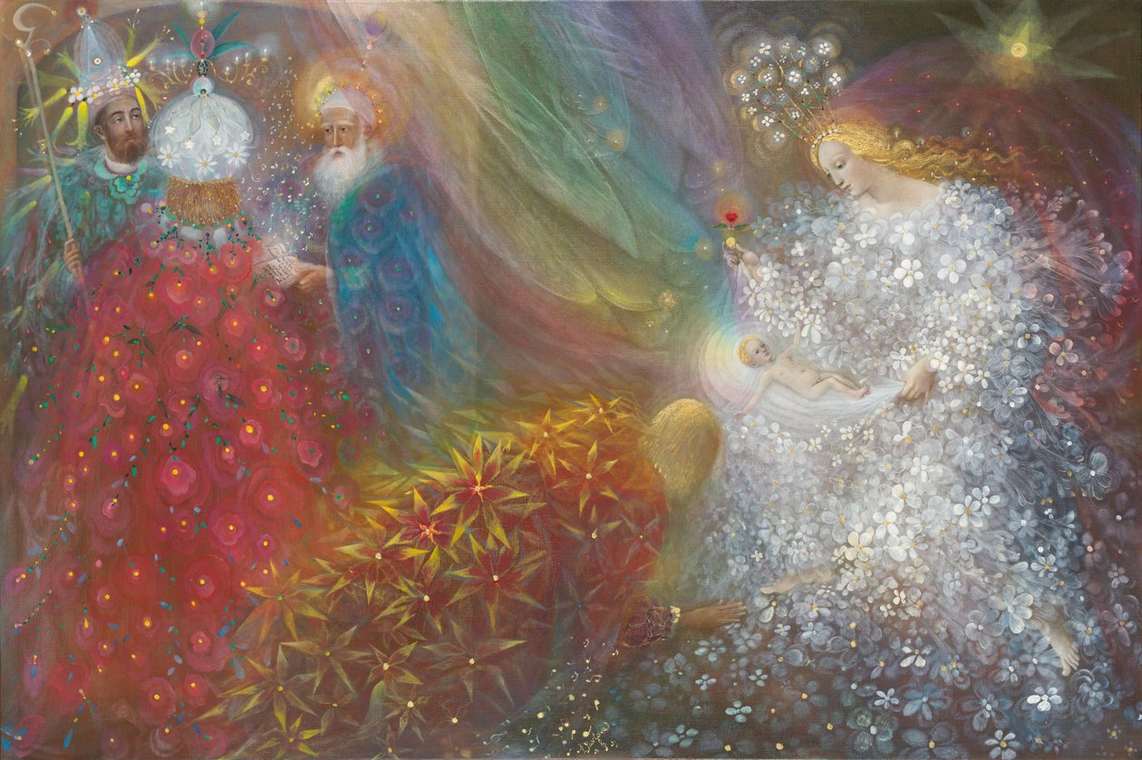 A Child is born, 2013 (olja på belgiskt linne) av Annael Anelia Pavlova