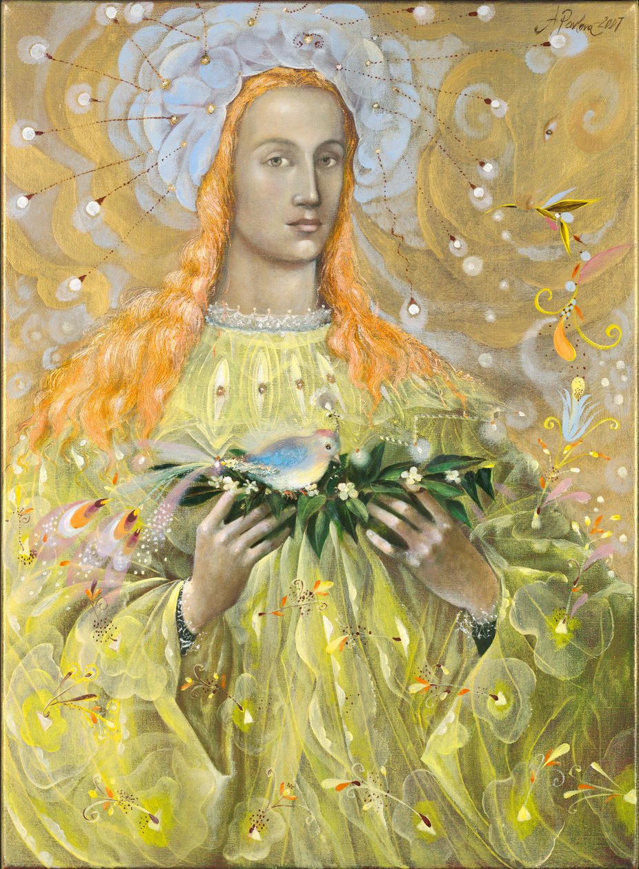 Aries, 2007 (olja på belgiskt linne) av Annael Anelia Pavlova