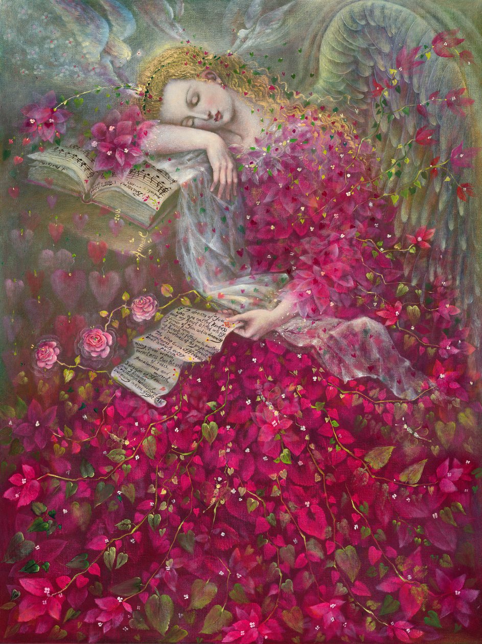 I Dream of You, 2018 (olja på belgiskt linne) av Annael Anelia Pavlova