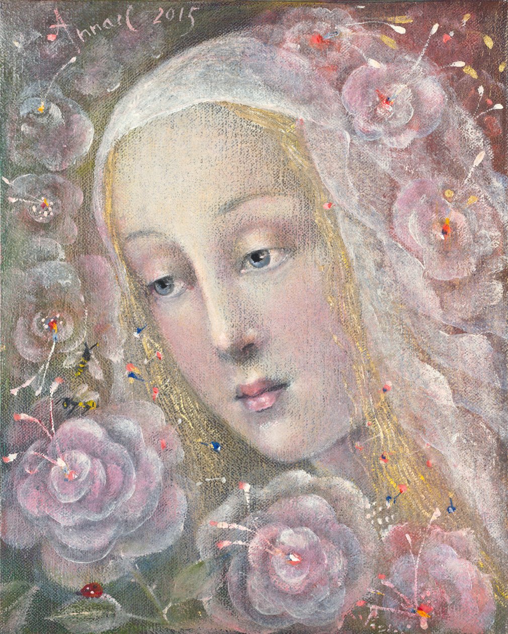 Kisses of the Wind, 2015 (olja på belgiskt linne) av Annael Anelia Pavlova