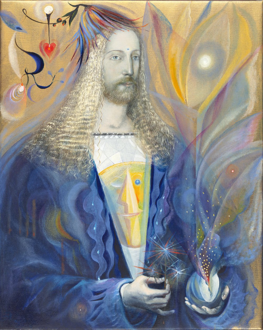Pisces, 2006 (olja på belgiskt linne) av Annael Anelia Pavlova