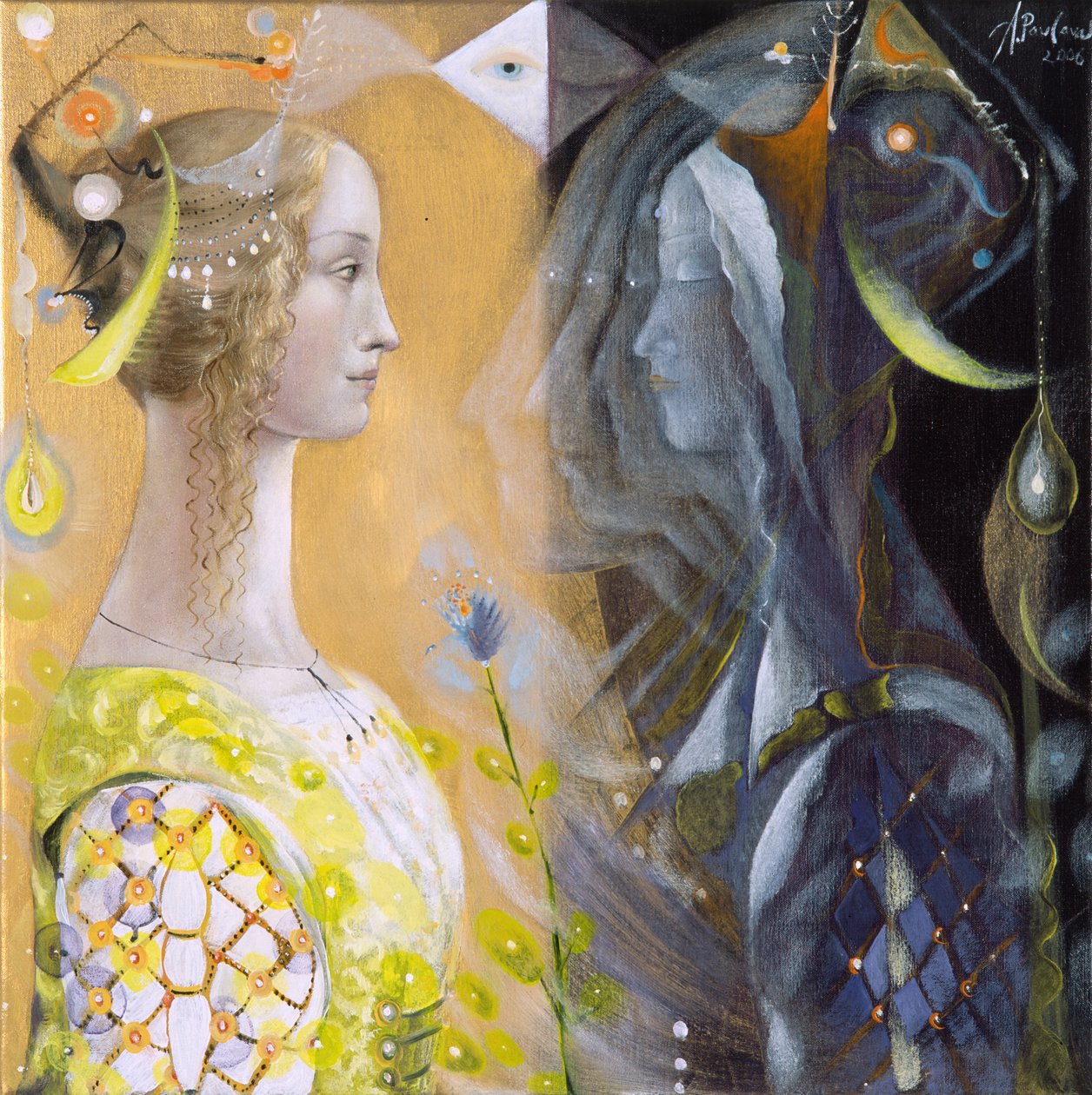 Scorpio, 2006 (olja på belgiskt linne) av Annael Anelia Pavlova