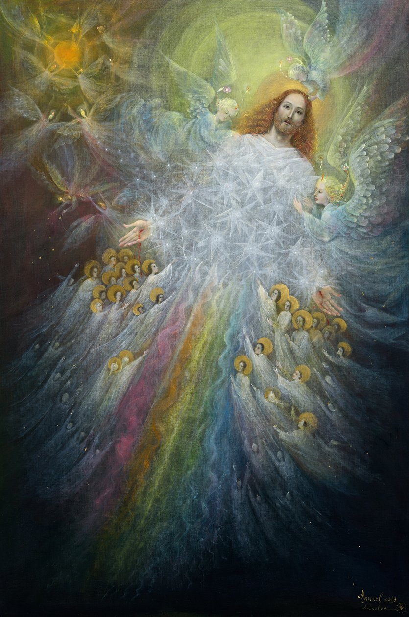 The Ascension, 2019 (olja på belgiskt linne) av Annael Anelia Pavlova
