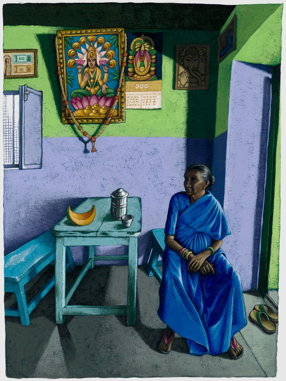 Chai-butik, 2018 (gouache) av Annalisa Morrocco