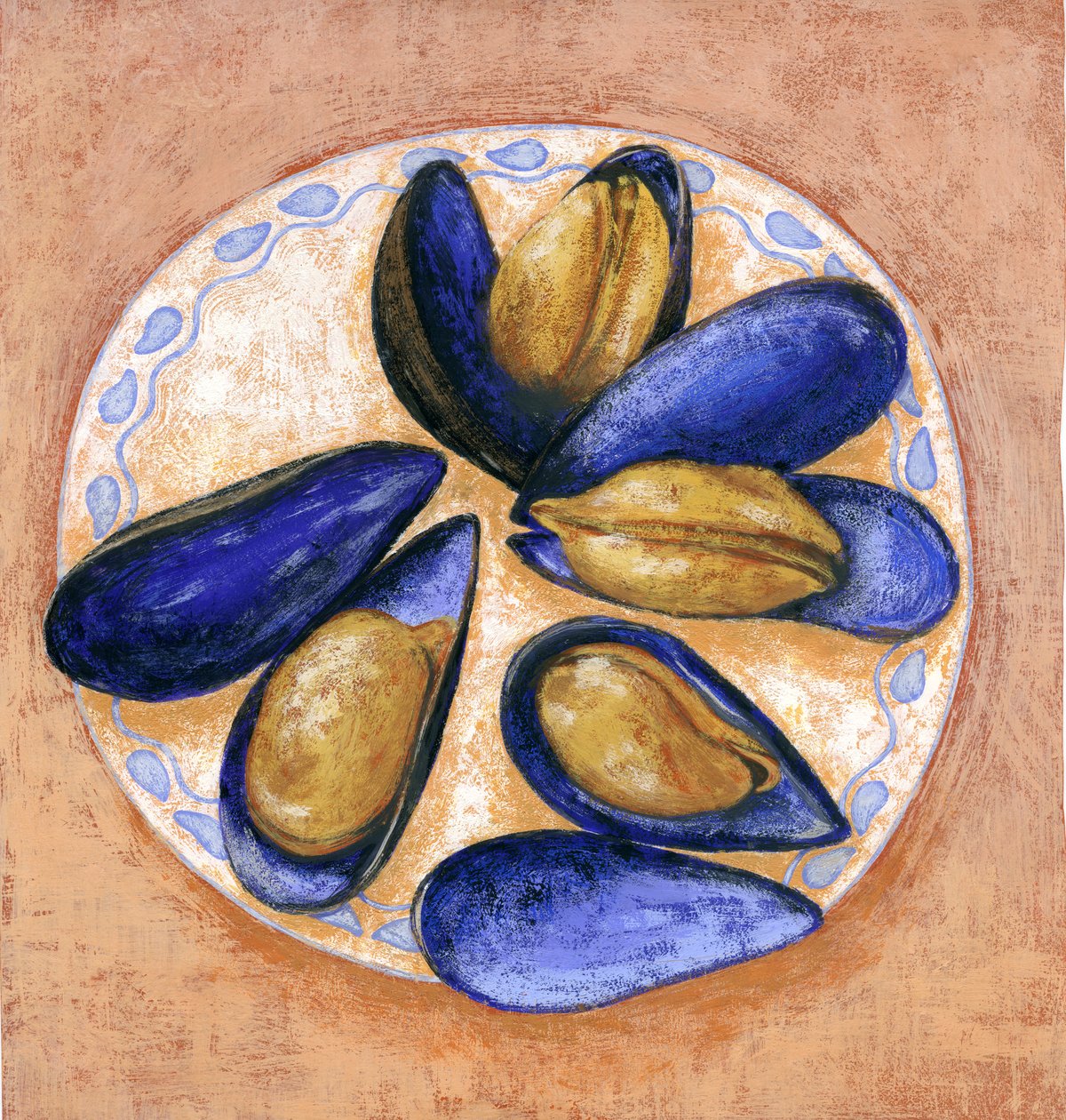 Mögel, 2014 (gouache) av Annalisa Morrocco