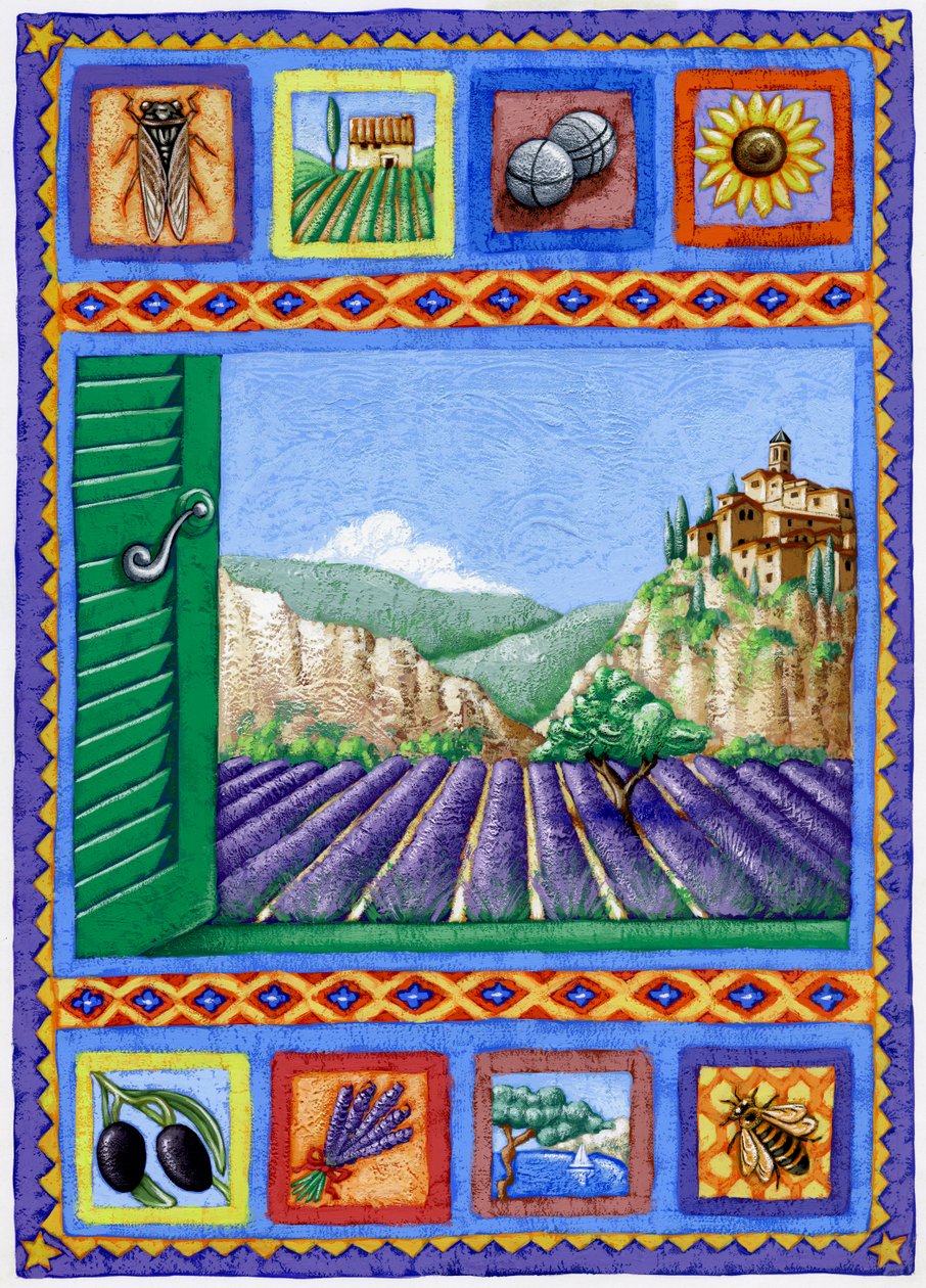 Provence, 2015 (gouache) av Annalisa Morrocco