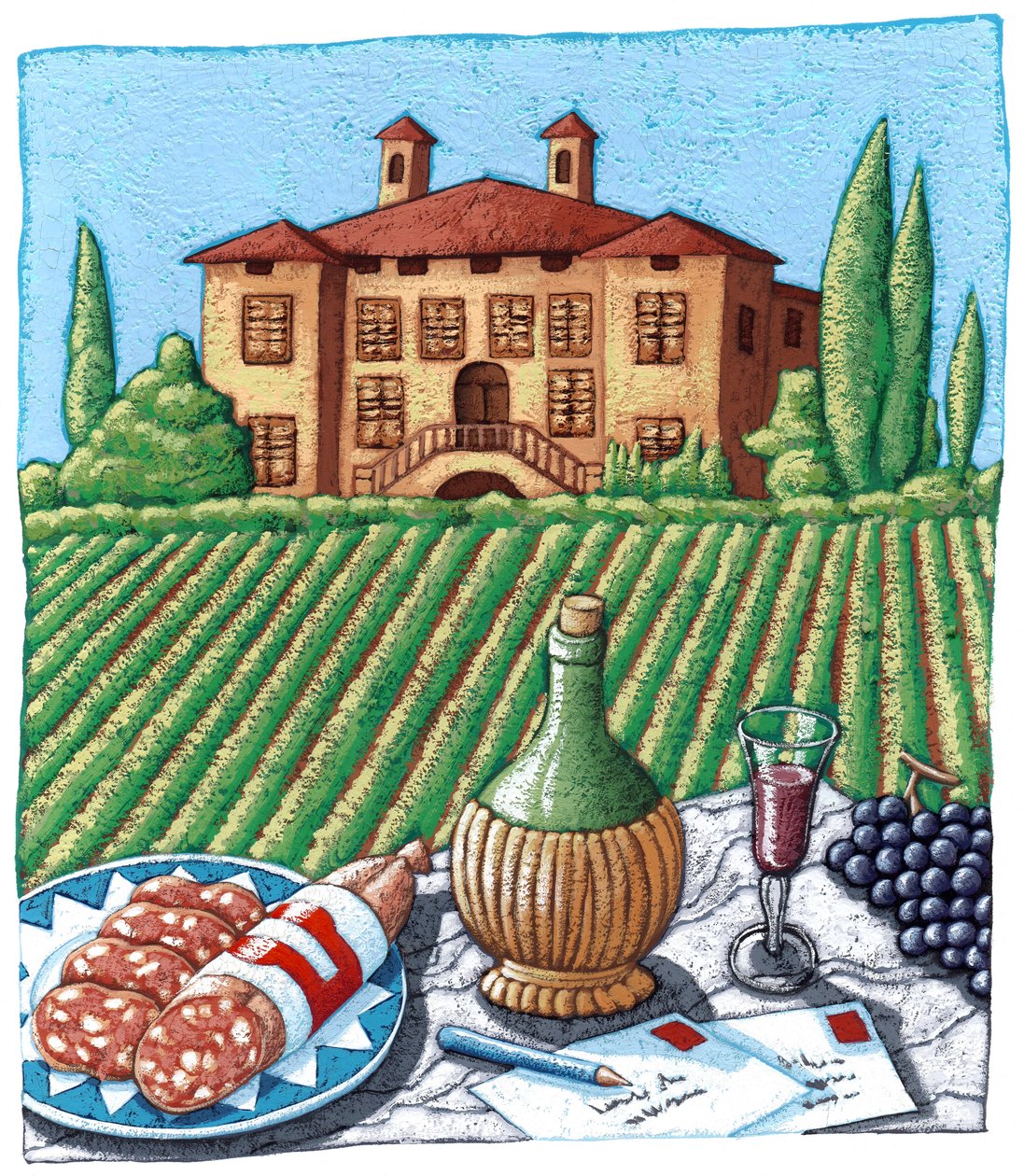 Villa i Chianti av Annalisa Morrocco