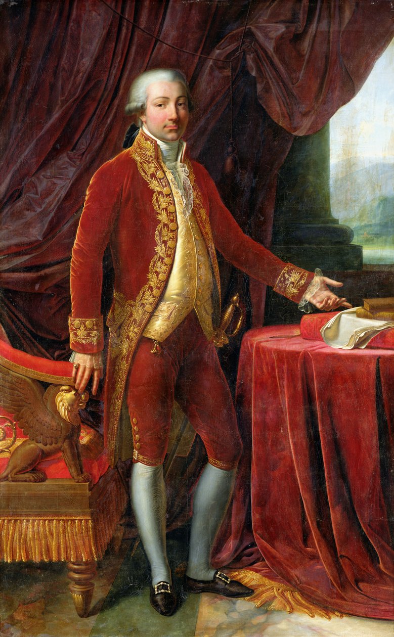 Porträtt av Charles-Marie Bonaparte (1746-85) 1805 av Anne Louis Girodet de Roucy Trioson