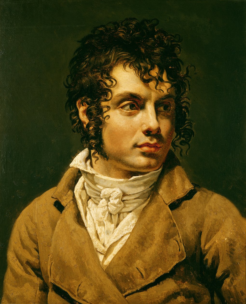 Porträtt av en man av Anne Louis Girodet de Roucy Trioson