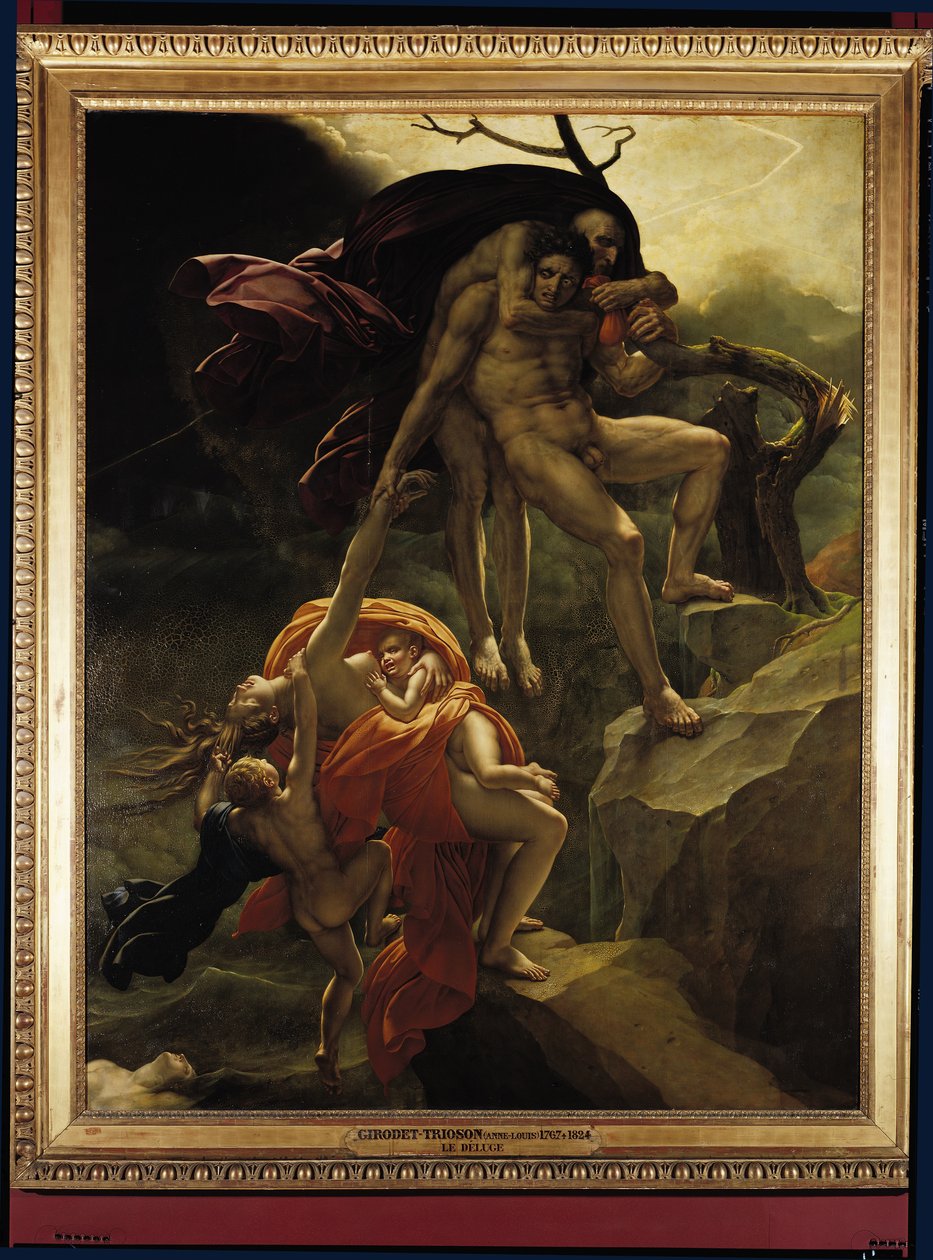 Översvämningen, 1806 av Anne Louis Girodet de Roucy Trioson