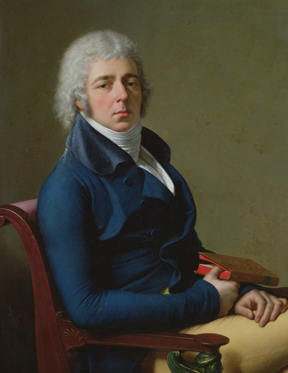 Porträtt av medborgaren Bourgeon (f.1757) 1800 av Anne Louis Girodet de Roucy Trioson