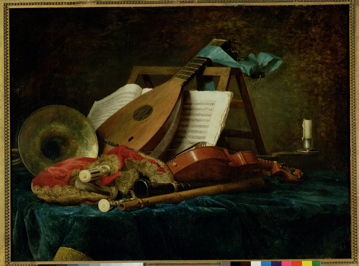 Musikens egenskaper, 1770 av Anne Vallayer Coster