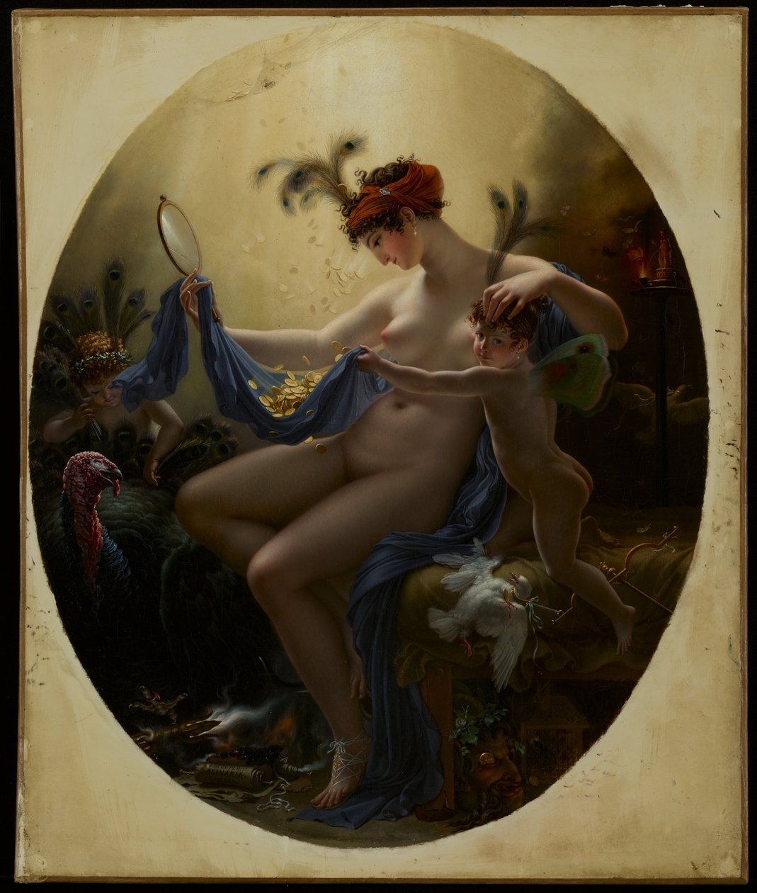Anne-Louis Girodet de Roussy-Trioson-Porträtt av Mlle av Anne Louis Girodet de Roussy Trioson