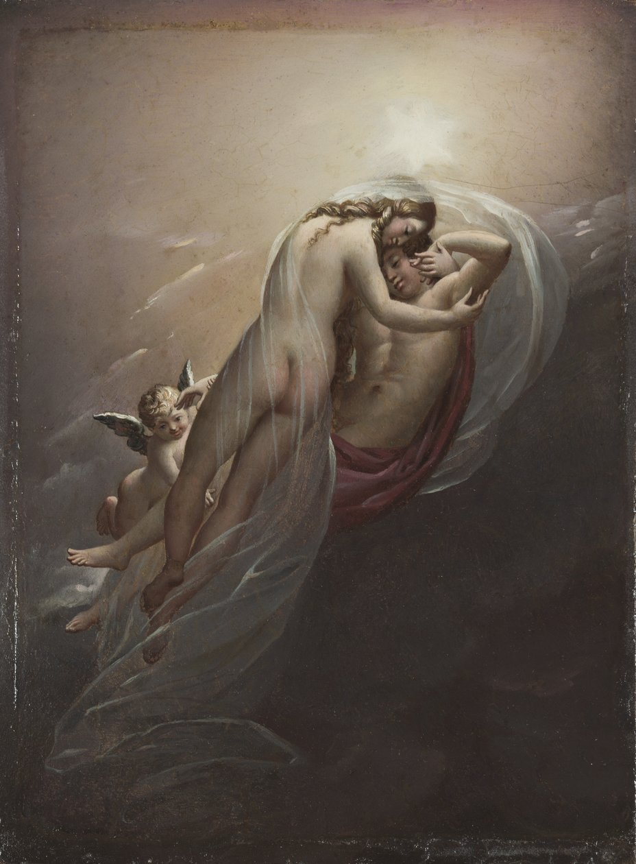 Aurora och Cephalus av Anne-Louis Girodet de Roucy-Trioson