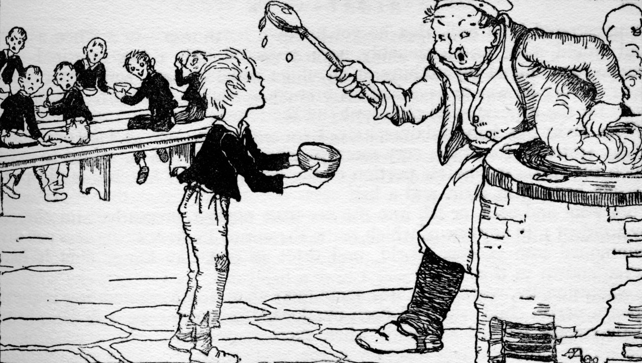 Oliver Asks For More, 1937 av Anne Anderson