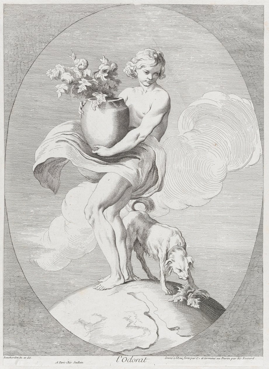 Smel, 1730-65. Skapare: Caylus, Anne-Claude-Philippe de, Etienne Fessard. av Anne Claude Philippe de Caylus, Etienne Fessard