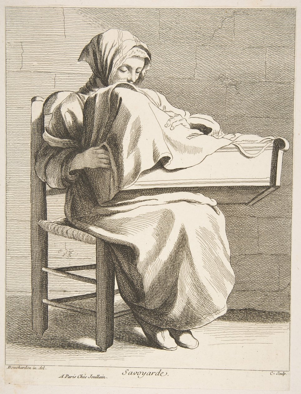 En kvinna från Savojen, 1737. av Anne Claude Philippe de Caylus