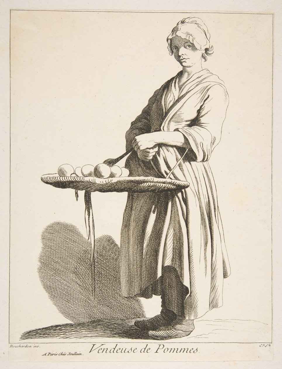 Apple Seller, 1746. av Anne Claude Philippe de Caylus