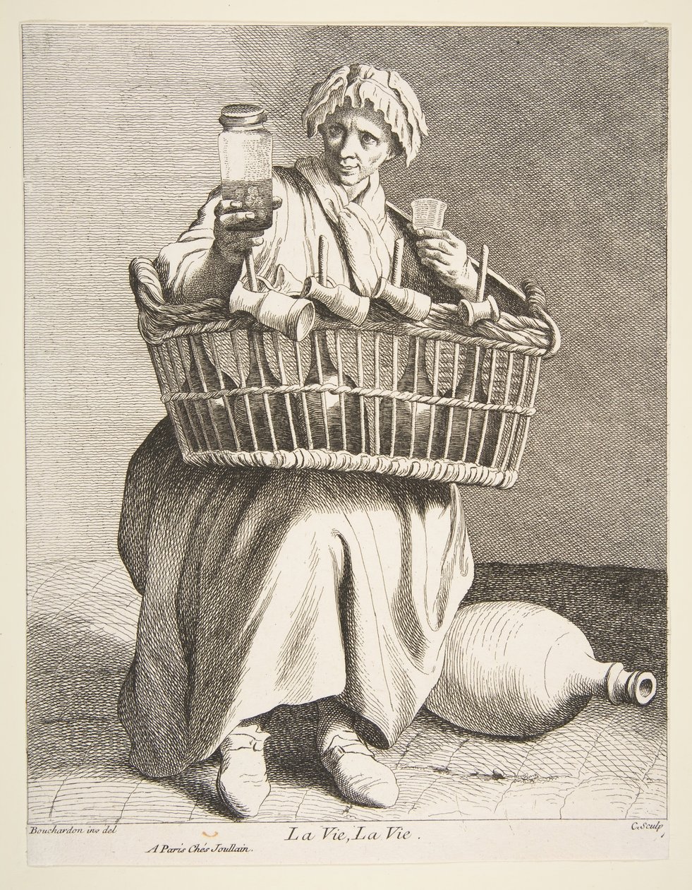 Brandy Seller, 1737. av Anne Claude Philippe de Caylus