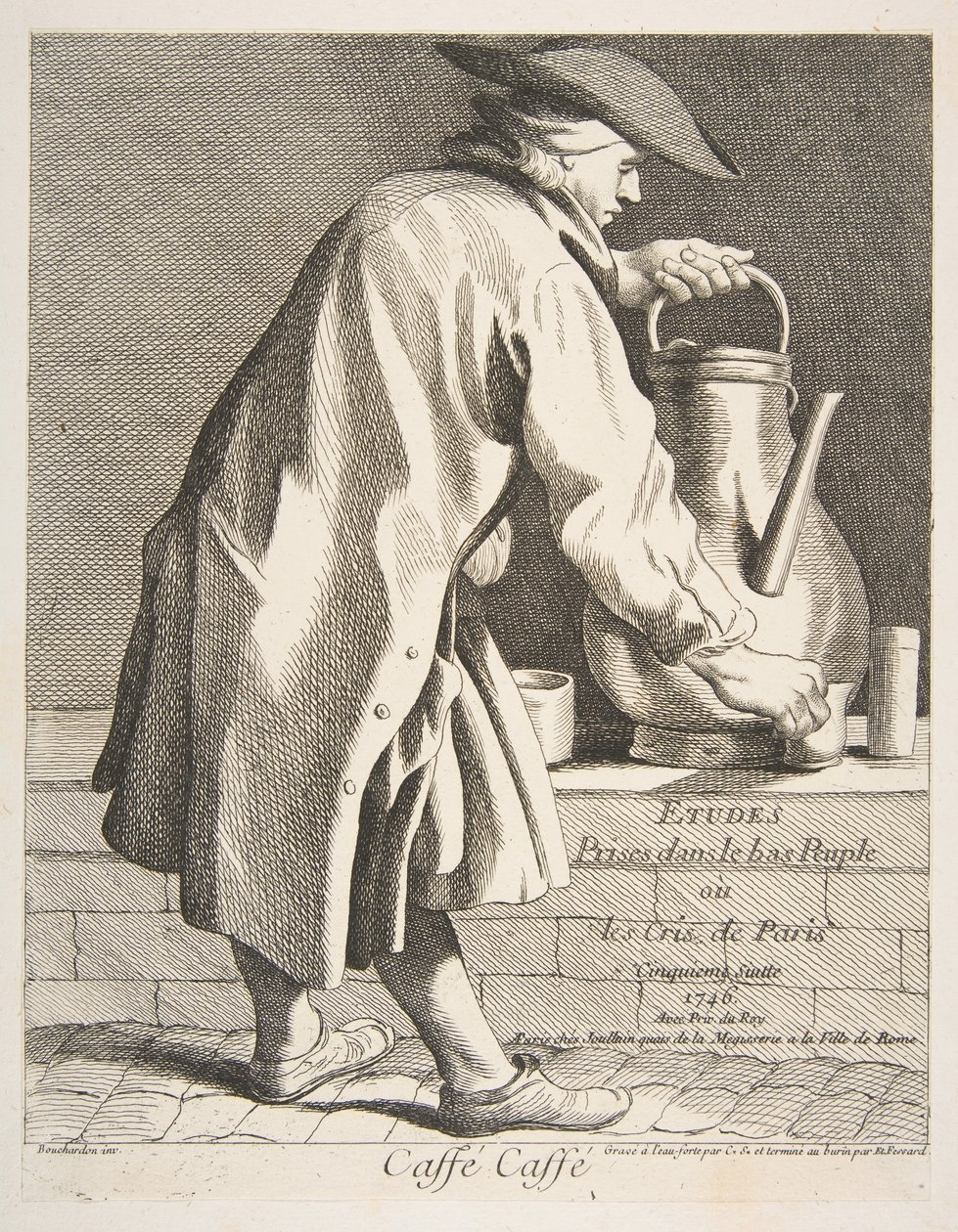 Kaffeförsäljare, 1746. av Anne Claude Philippe de Caylus