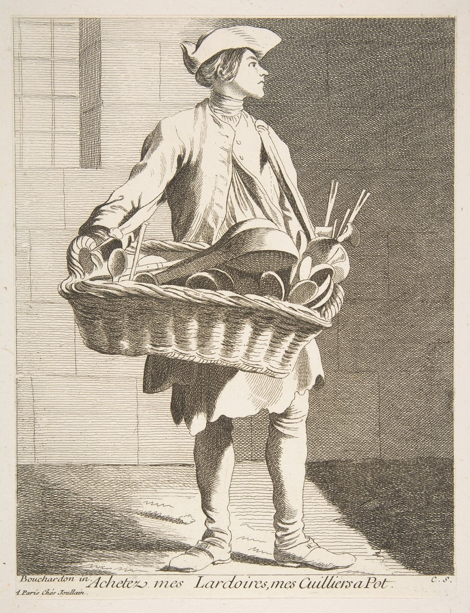 Köpare av köksredskap, 1746. av Anne Claude Philippe de Caylus