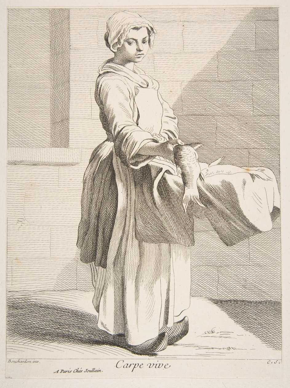 Fiskförsäljare, 1738. av Anne Claude Philippe de Caylus