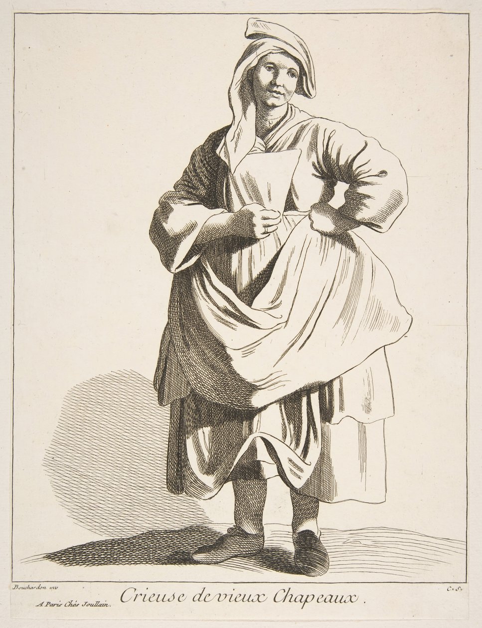 Handlare av gamla hattar, 1742. av Anne Claude Philippe de Caylus