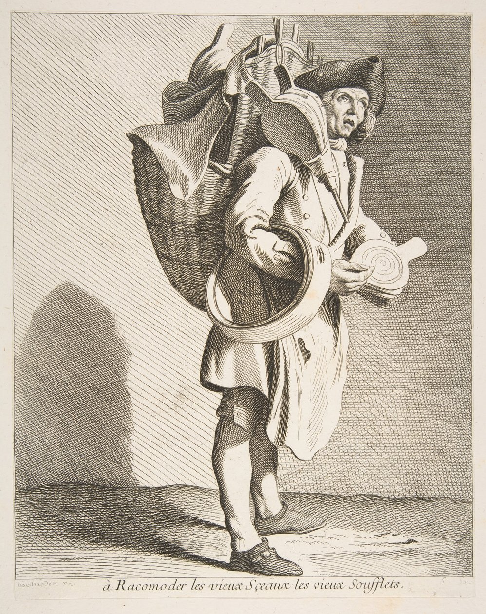 Reparator av tätningar och bälgar, 1738. av Anne Claude Philippe de Caylus
