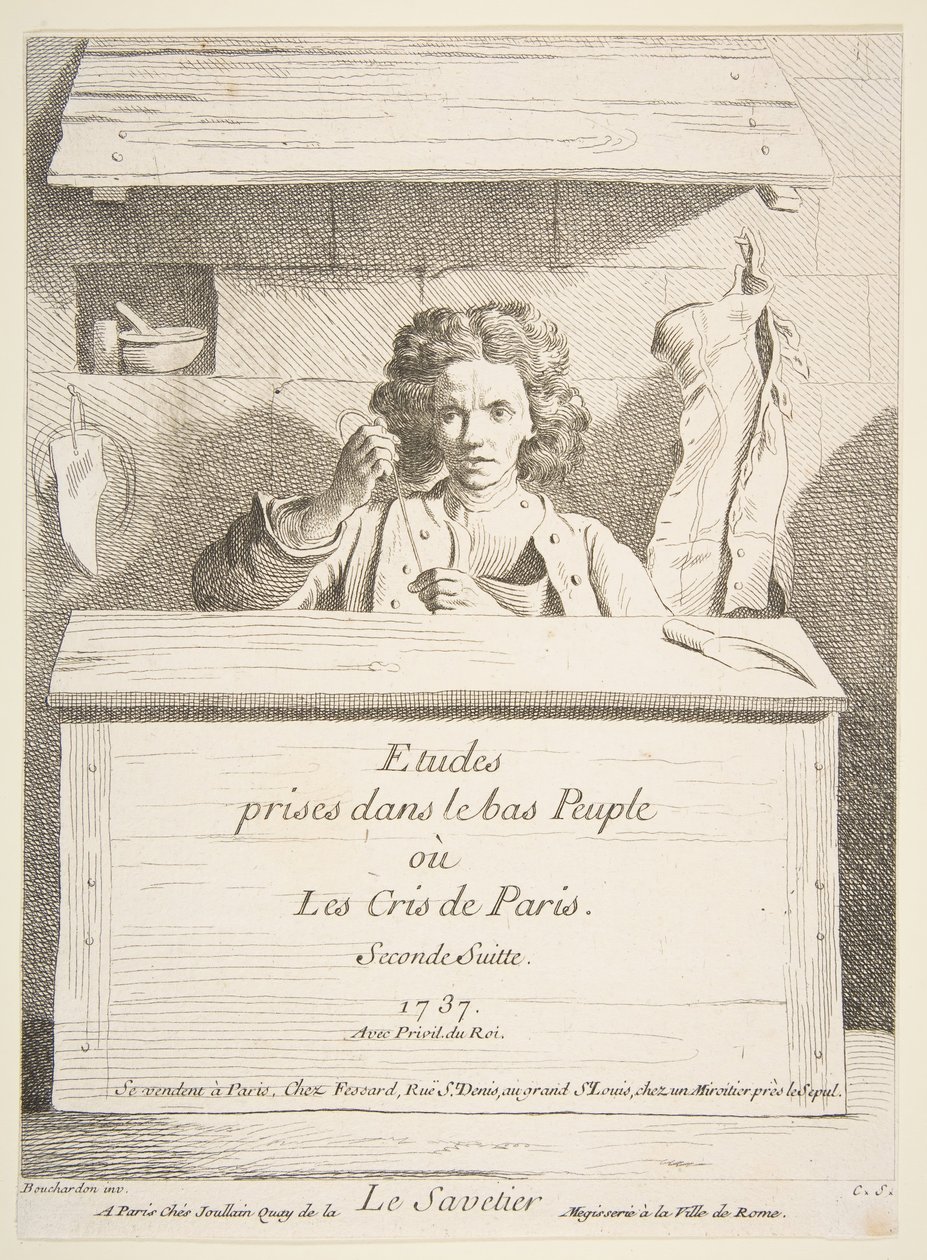 Skomakaren, 1737. av Anne Claude Philippe de Caylus