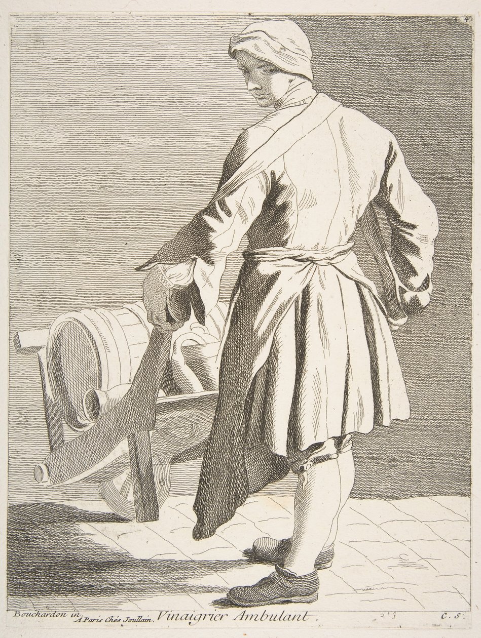 Vandrande vinägerförsäljare, 1738. av Anne Claude Philippe de Caylus