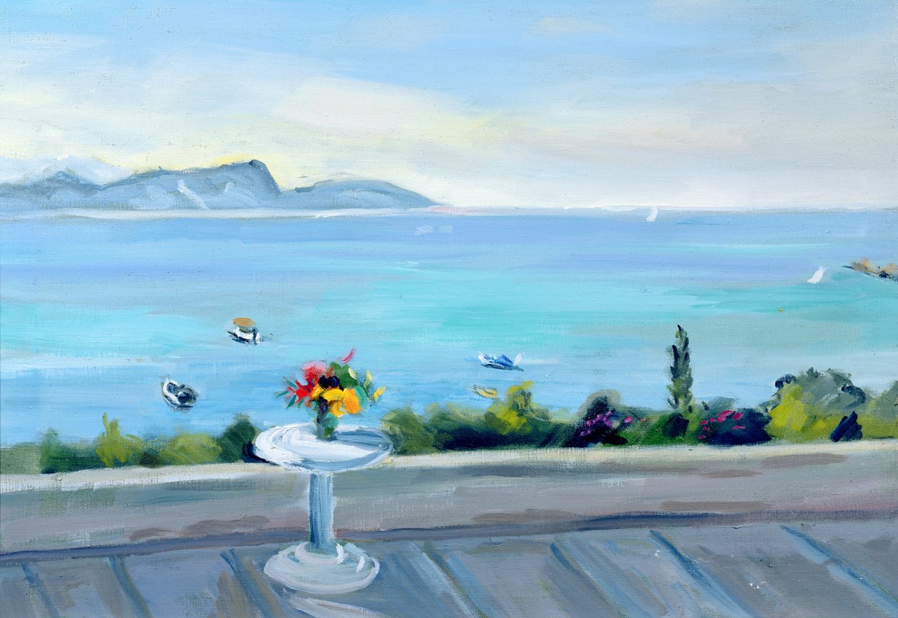 A terrace looking out to sea  av Anne Durham