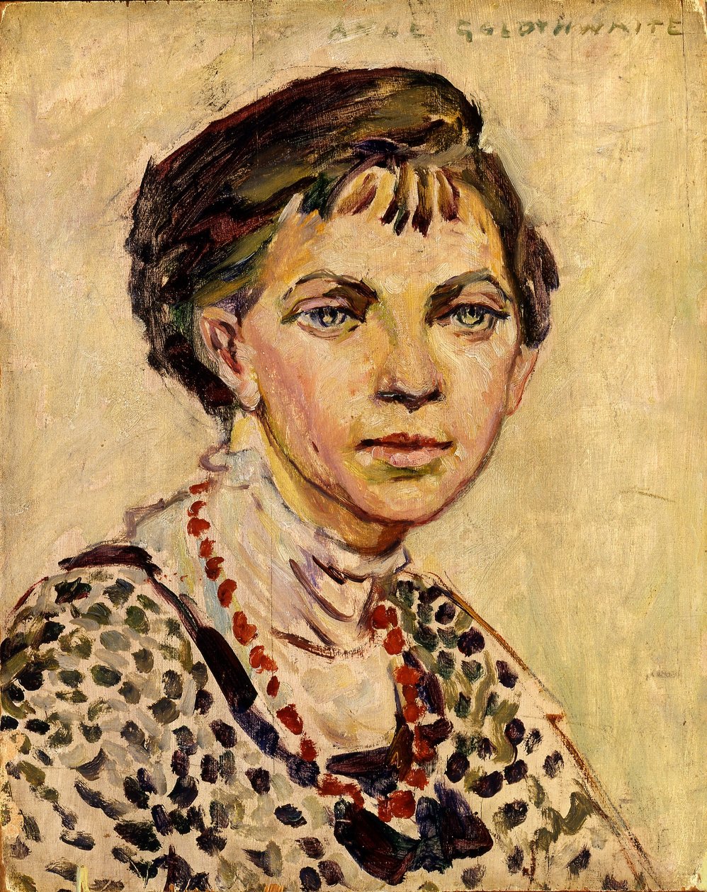 Självporträtt av Anne Goldthwaite