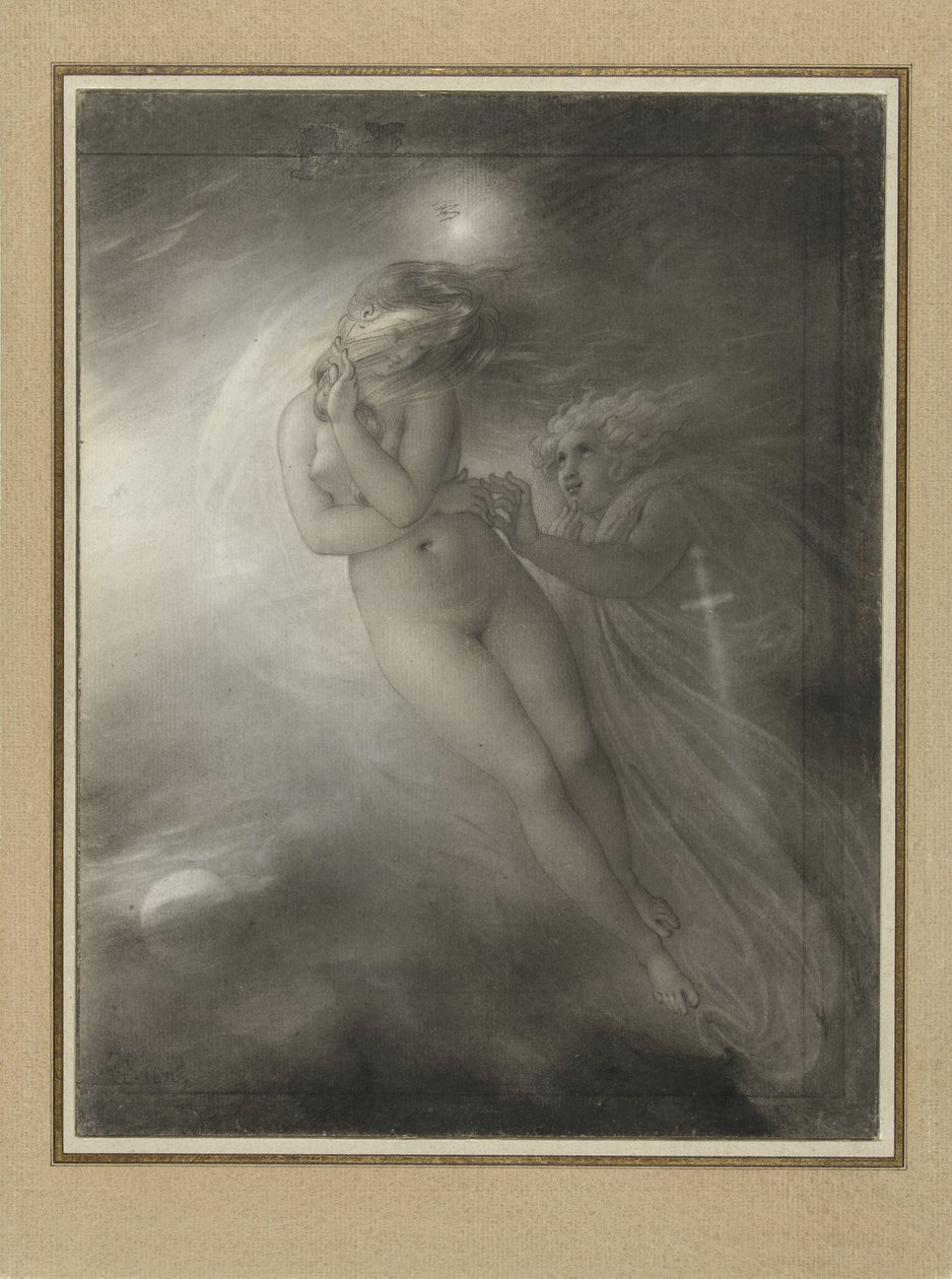 Spökena från Malvina och Oscar av Anne Louis Girodet Trioson