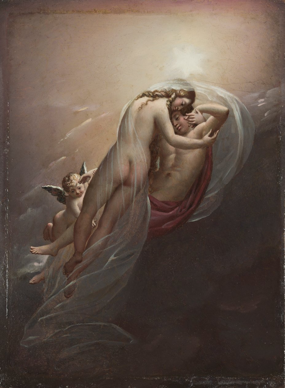 Aurora och Cephalus av Anne Louis Girodet de Roucy Trioson