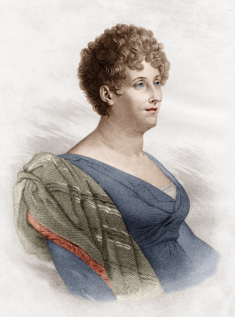 Constance de Salm, även känd som Constance Pipenet, brevskrivare av Anne Louis Girodet de Roucy Trioson