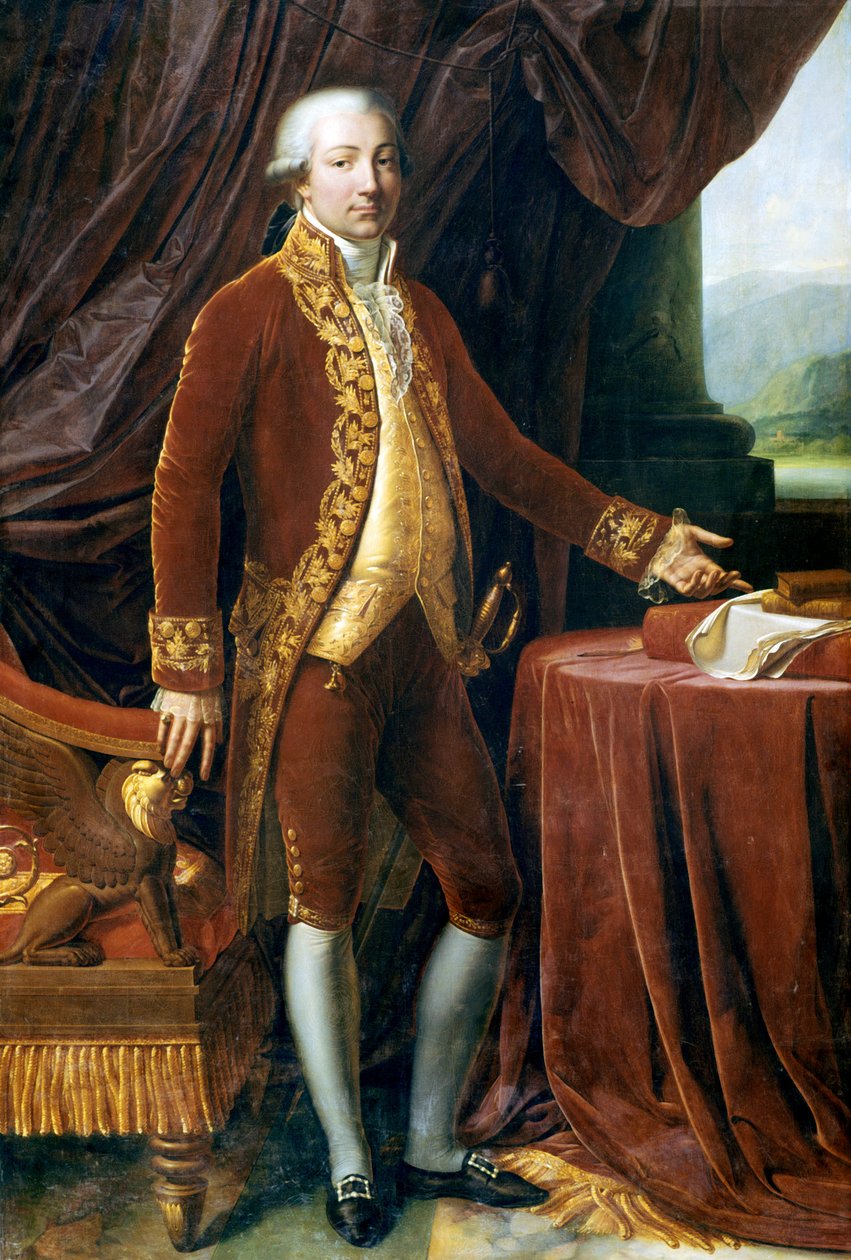 Porträtt av Charles Bonaparte av Anne Louis Girodet de Roucy Trioson