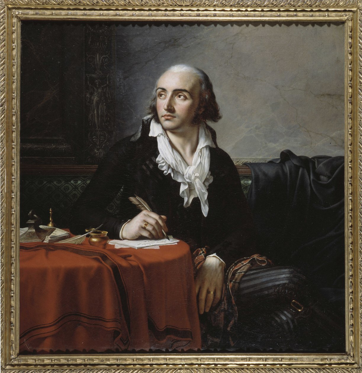Porträtt av Giuseppe Fravega, italiensk revolutionär av Anne Louis Girodet de Roucy Trioson