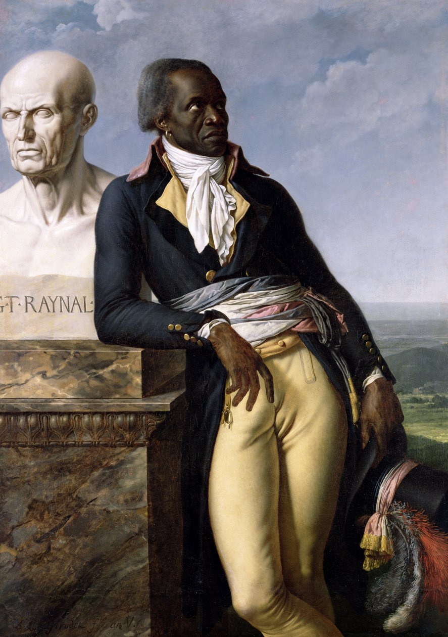 Porträtt av Jean-Baptiste Belley (d.1804) Vicepresident i San Domingo av Anne Louis Girodet de Roucy Trioson