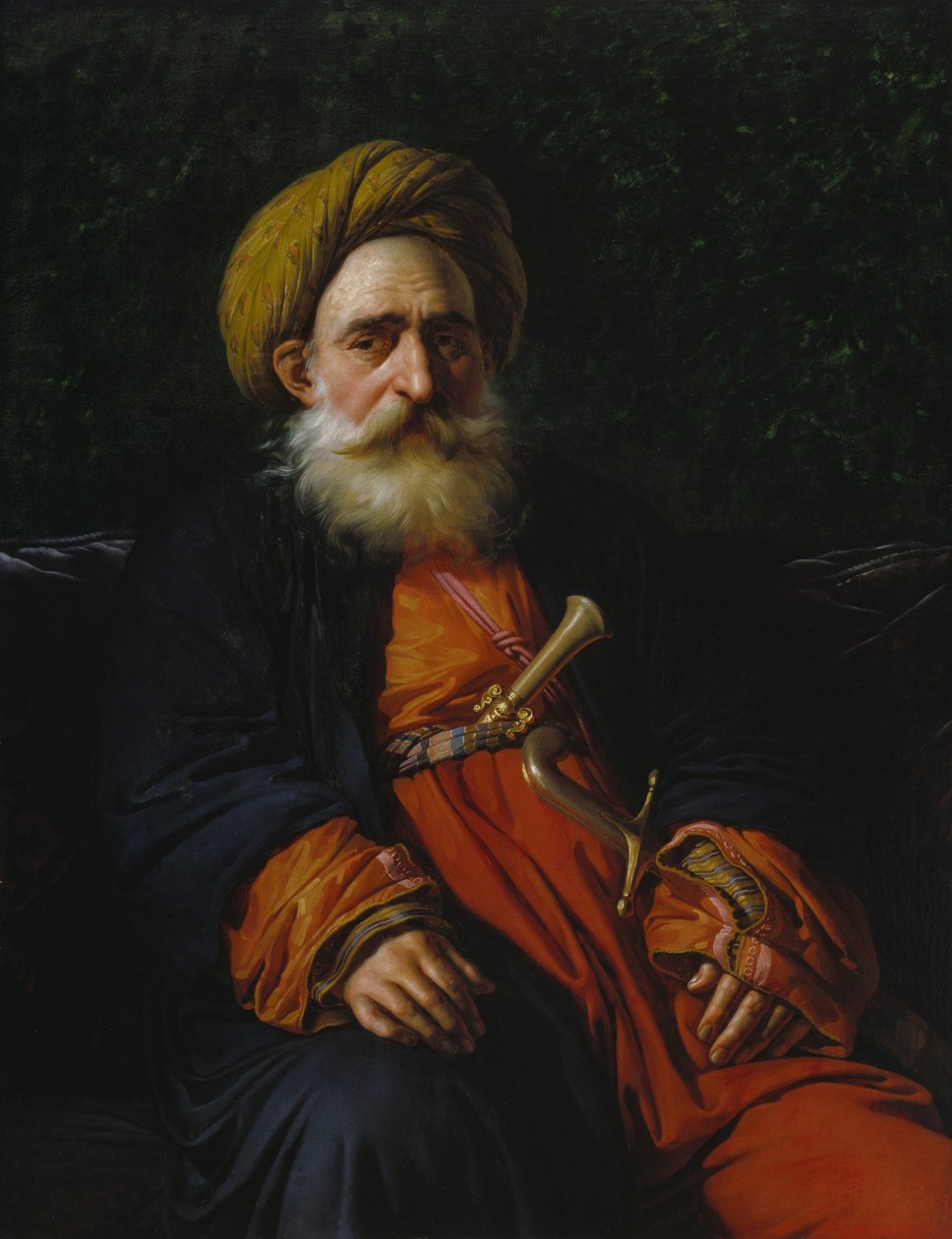 Porträtt av Katchef Dahouth, Christian Mameluke, 1804 av Anne Louis Girodet de Roucy Trioson