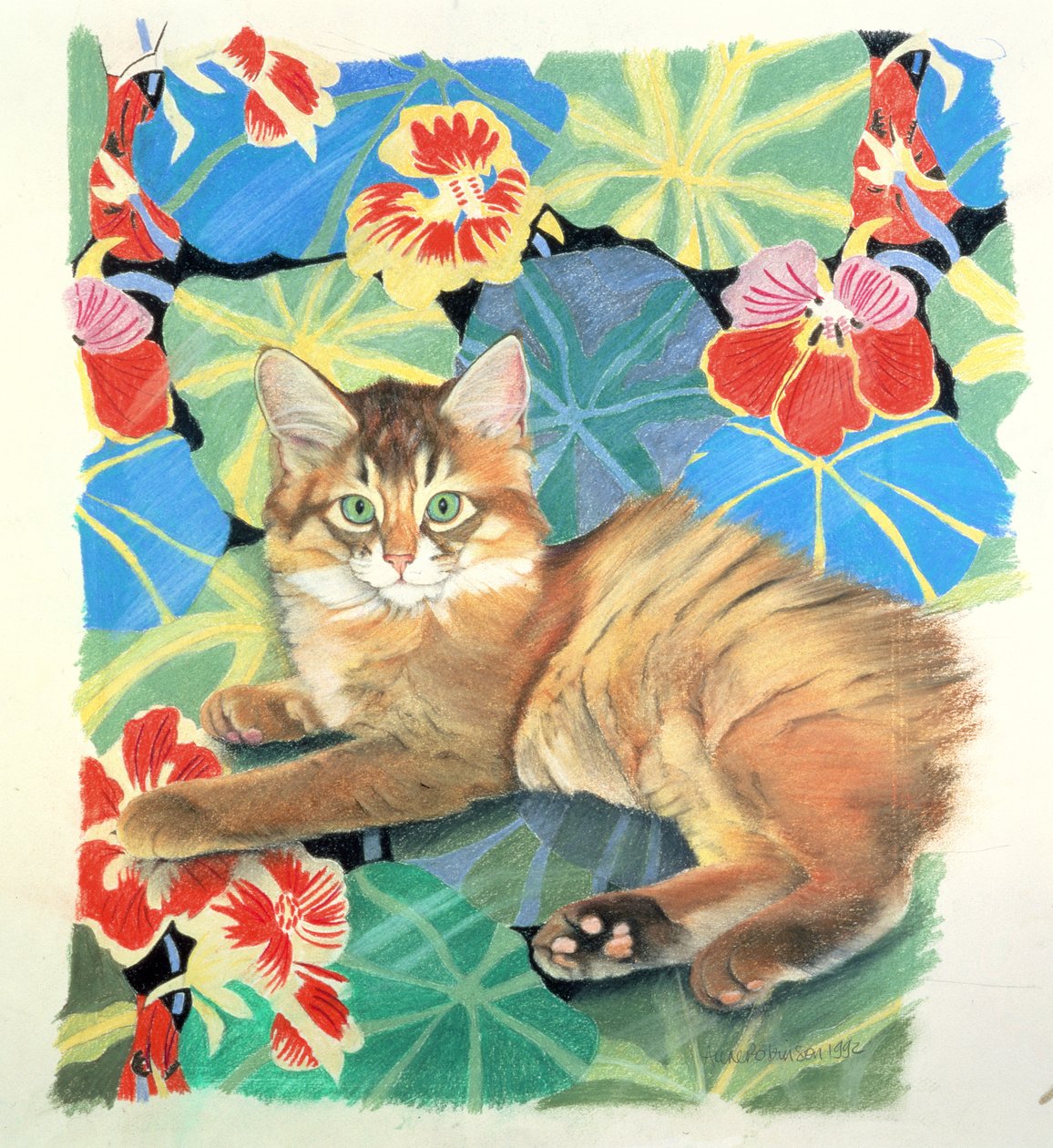 Sootsy och Dufy Fabric av Anne Robinson