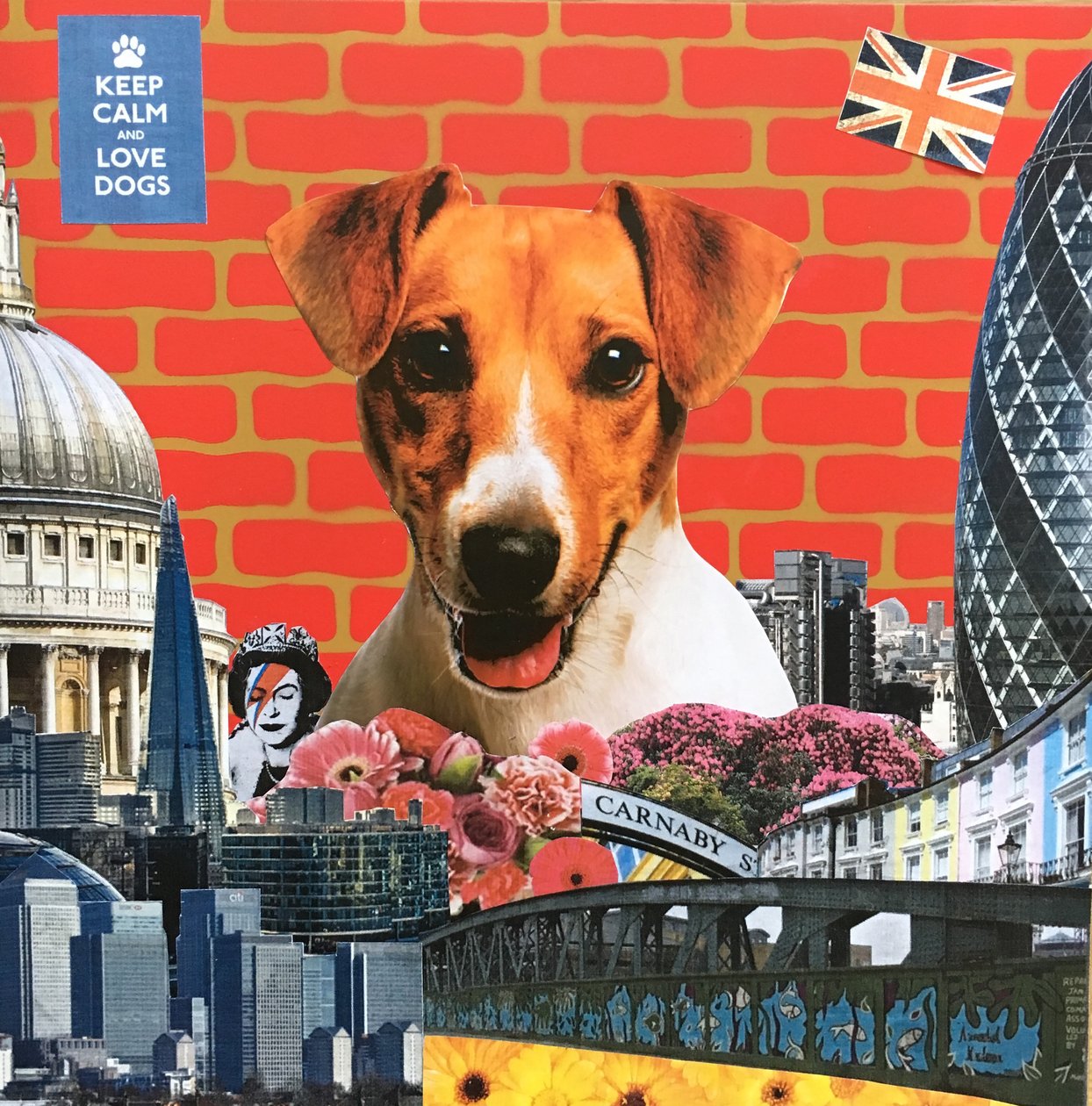 Jack Russel, 2015, Mixed media av Anne Storno
