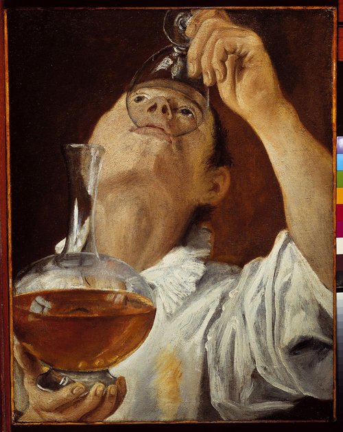 Boy Drinking av Annibale Carracci