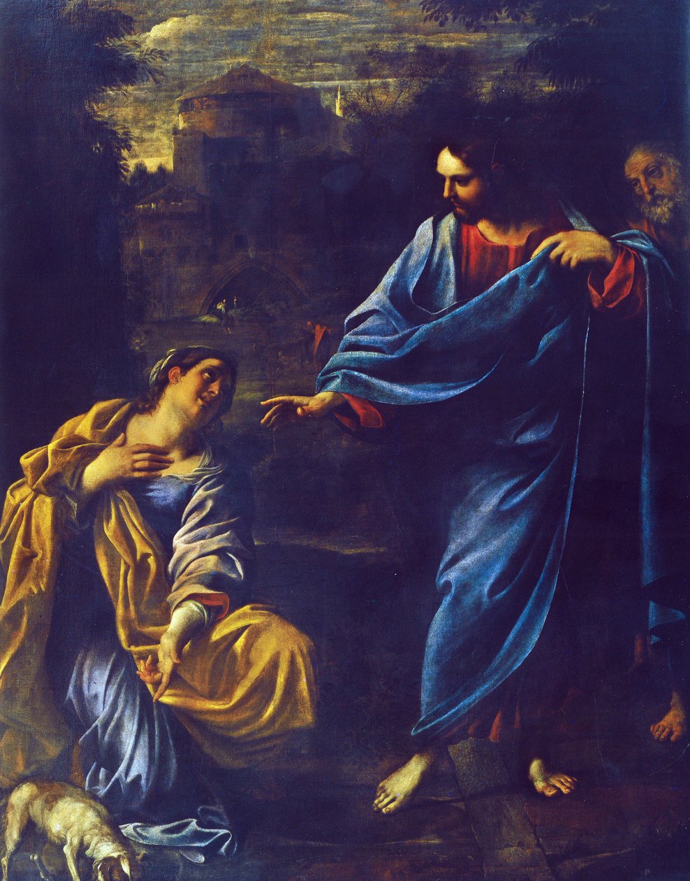 Christ and Canaanite woman  av Annibale Carracci