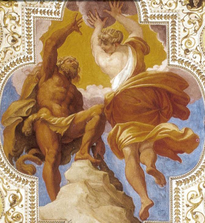 Hercules led by Virtue av Annibale Carracci