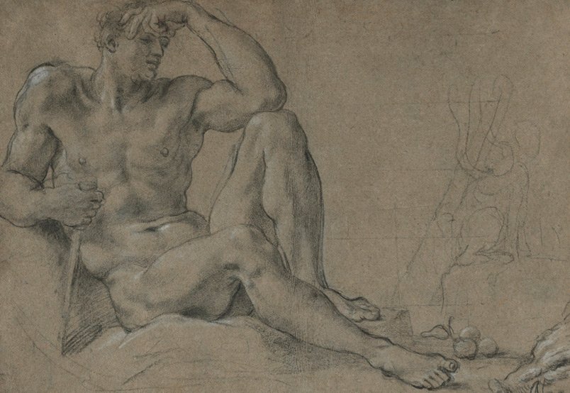 Hercules resting av Annibale Carracci